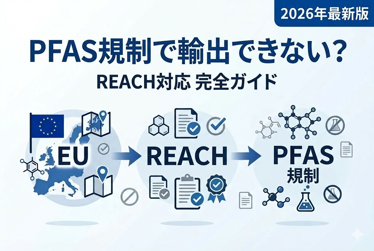 EU輸出企業のためのPFAS対応完全ガイド｜REACH規制と日本企業の実務