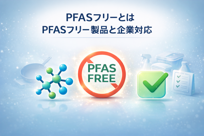 PFASフリーとは｜PFASフリー製品と企業対応