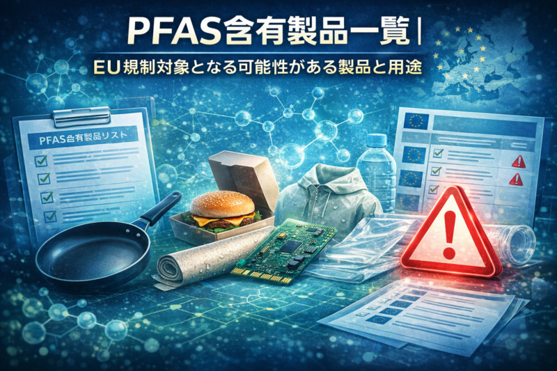 PFAS含有製品一覧｜EU規制対象となる可能性がある製品と用途