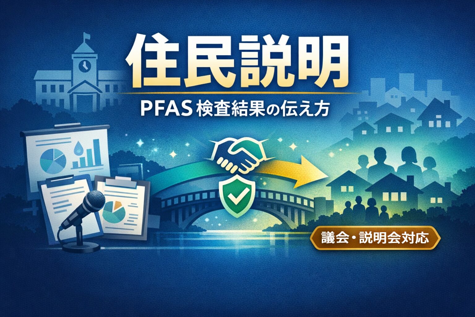 PFAS検査結果の住民説明方法｜議会・説明会で使える資料の作り方