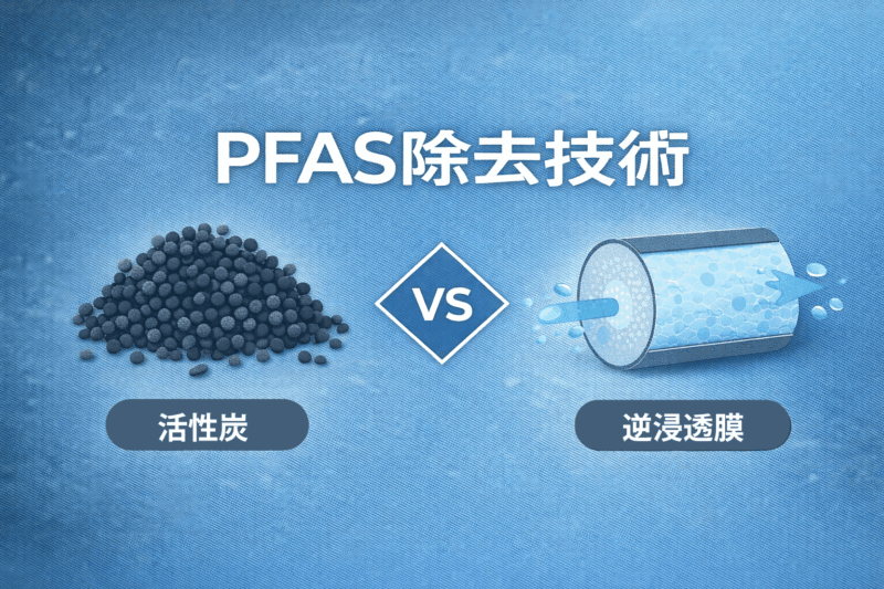 活性炭処理と逆浸透膜（RO膜）とは？PFAS除去技術の仕組みとメリット・課題を徹底解説