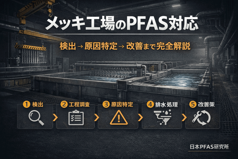 メッキ工場のPFAS対応ガイド｜検出から改善まで手順を徹底解説