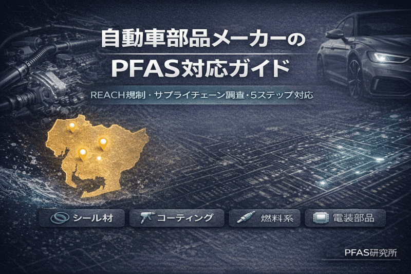 自動車部品メーカーのPFAS対応ガイド｜REACH規制・サプライチェーン調査・今すぐやるべきこと