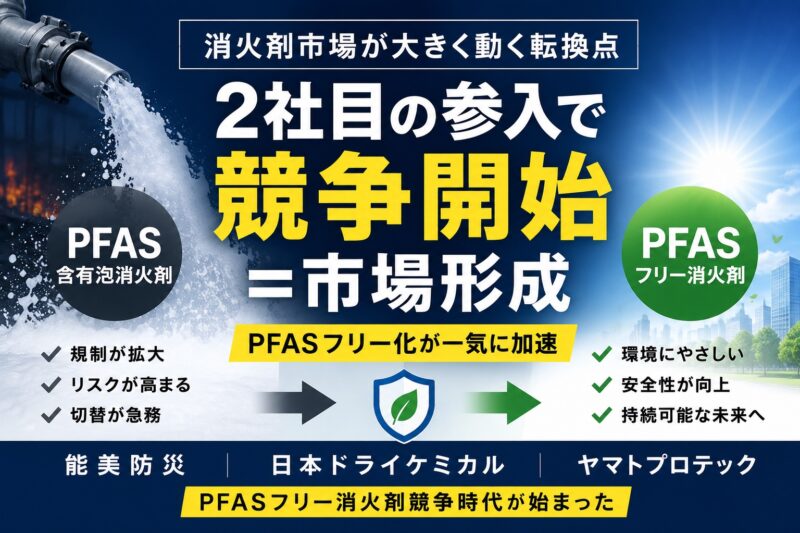 PFASフリー駐車場用泡消火薬剤の最新動向｜能美防災・日本ドライケミカル製品比較と施設管理者向け切替検討ガイド【2026年6月版】