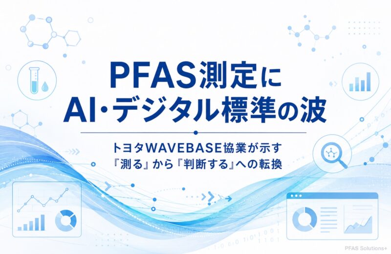 PFAS測定にAI・デジタル標準の波｜トヨタWAVEBASE協業を解説